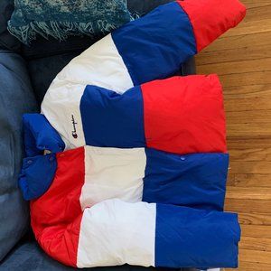 Champion Colorblock Puffer Jacket BRAND NEW